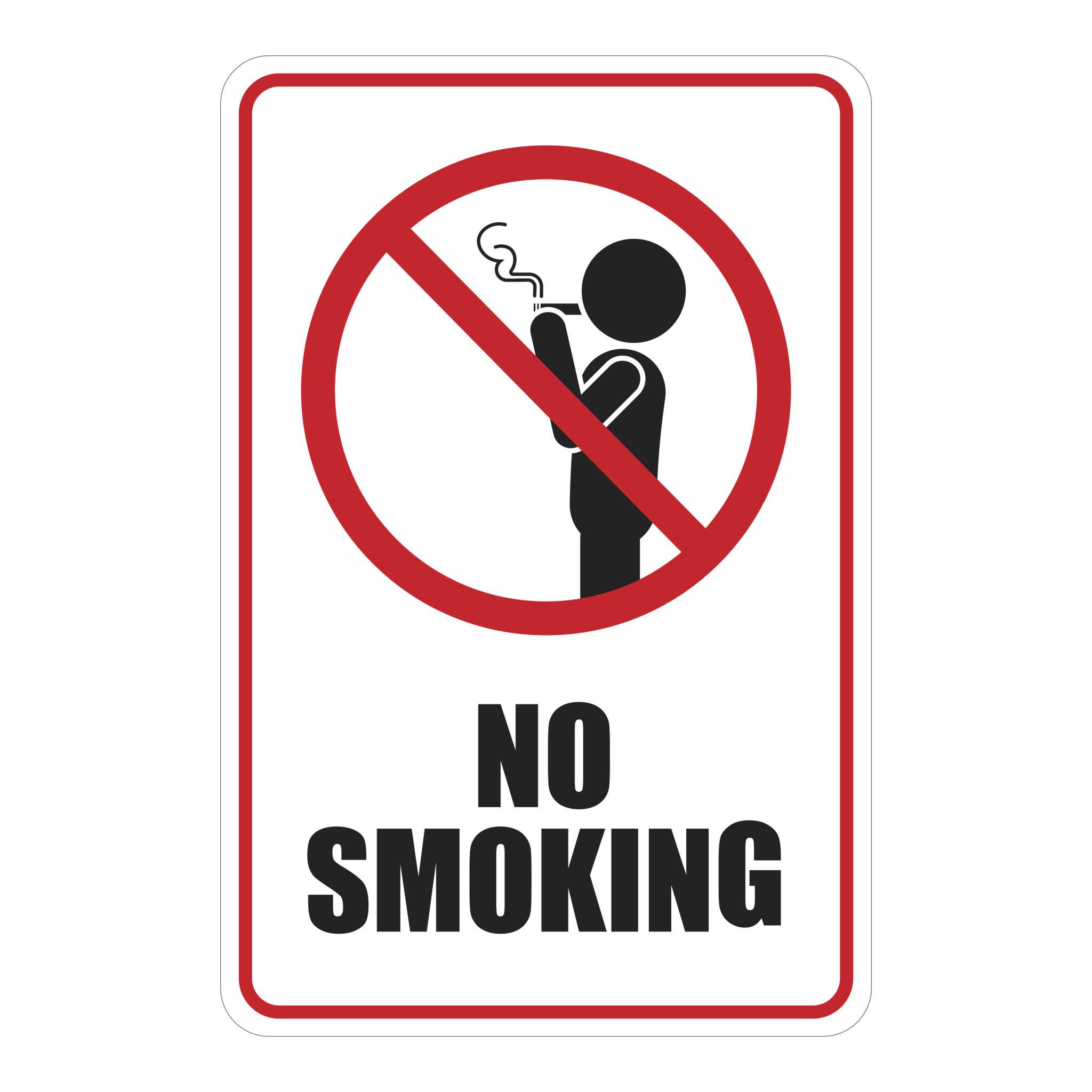 No Smoking Passenger Area